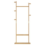 ZUN Coat Racks solid wood hanger 23.6* 11*64.1in Solid environmental protection easy to assemble W2987P225474