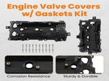 2pcs Valve Cover w/ Gasket & Cap Fit for Nissan Altima Pathfinder V6 3.5L 2015-2018 33300139