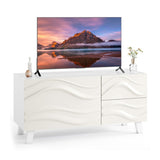 38 "x 14" white stylish TV cabinet with drawers 74460882