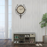 Storage Bench, Shoe Bench, Entryway Bench Padded Cushion, Drawer and Open Compartments, Bench W3151P288934