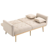 ZUN Velvet Sofa , Accent sofa .loveseat sofa with metal feet 55895289