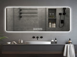 28*60in Frameless with light LED bathroom, corrosion-resistant, three-color dimmable, backlit W2071P248500