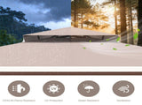 8'x8' Patio Gazebo Outdoor Heavy Duty Party Tent Shelter With Double Roofs, Mosquito Nettings And 92798888