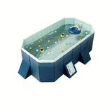 2.1m PVC folding pool bathes and cools in summer, suitable for outdoor patio beach W2710P305063