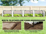 Garden Bed with Mini Greenhouse 11222292