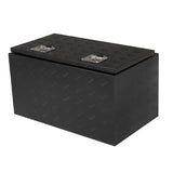 30 "Aluminum Five Pattern Toolbox Double Lock Black 25060556
