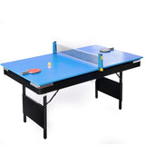 ZUN 5.5FT 3 in 1 Billiard table, 3 in 1 pool table, 5.5FT game table, 3 in 1 table tennis table, W2377P149840