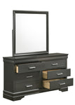 ZUN Modern 6 Drawer Dresser made with Wood in Gray 733569231058