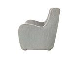 Swivel Accent Chair in Zinc Colored Fabric B2699P298407