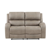 Luxurious Style Double Reclining Loveseat 1pc Brown Plush Comfortable Living Room Furniture B011P144391