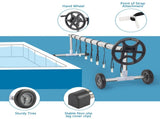 18ft Five Sections Load Bearing 60kg Swimming Pool Film Roll Black 40341596