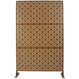 Outdoor & Indoor Privacy Metal Privacy 76" H48" W, Freestanding Decorative Privacy W465P193217