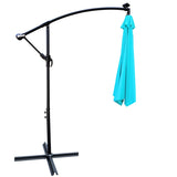 10 ft Outdoor Patio Umbrella Solar Powered LED Lighted Sun Shade Market Waterproof 8 Ribs Umbrella W65642336