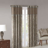 Jacquard Curtain Panel Pair B03598269
