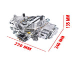 750 CFM 4 Barrel Double Pumper Carburetor Aluminum Electric Choke BR-67257 Shiny 56481035