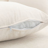 Orisfur. 360&deg Swivel Accent Barrel with Storage Ottoman & 4 Pillows, Modern Chenille Leisure WF323718AAA