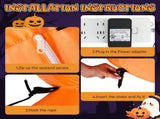 9FT Halloween Inflatable Stacked Pumpkins, Blow up 6 Pumpkins Inflatable with Built-in LED Lights 23962730