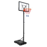 ZUN Basketball Hoop Outdoor Portable Basketball Goals, Adjustable Height 7ft - 10ft for Adults & 57794228