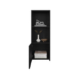 Obregon 43" Tall One-Door Wall Cabinet with Two Open Shelves, Medicine Cabinet B070P234341
