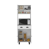 Salem Kitchen Pantry with 2 Cabinets, 2 Open Shelves, and Drawer B200P173182