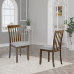 ZUN Wooden Dining Chairs Set of 4, Kitchen Chair with Padded Seat, Upholstered Side Chair for Dining W1998126414