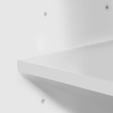 67.2" Tall Bathroom Storage Cabinet with Tempered Glass Doors, Adjustable Shelves & Drawer Modern 92027063