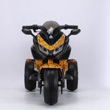 ZUN Kids Motorcycle Ride-On Motorcycle 3-Wheels Battery Powered Motorbike Rechargeable 12 V kids ride on W1760P252056