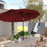 Cantilever Tilt Offset Patio Umbrella 01155553