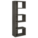 Weathered Grey 5-Shelf Bookcase B062P153764