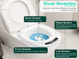Electric Sitz Bath for Women Postpartum Care & Men Prostate Care, Dual Spraying Nozzles 3-Level 77866437