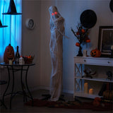 6FT Halloween decorations with LED red glow eyes 31197823