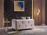 Modern Style Loveseat in Beige G150109215