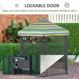 ZUN Metal Dog Playpen 09710572