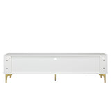 ZUN TV stand,TV Cabinet,entertainment center,TV console,media console,with LED remote control lights,UV W679126306