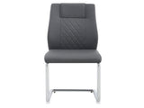 Modern Dining Chairs with Faux Leather Padded Seat Dining Living Room Chairs Upholstered Chair with W1151P490192
