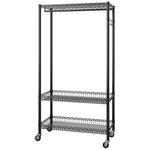 ZUN Wire Garment Rack Heavy Duty Clothes Rack,Closet Organizer Metal Garment Rack Portable Clothes 70689472