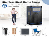 Portable sauna tent room-Black 63593722