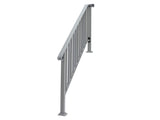 Handrails for Outdoor Steps, Iron Handrail Fits 4 Step, Transitional Handrail with Installation Kit, 20221483