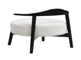Upholstered Accent Chair, Modern Living Room Chairs, Reading Armchair for Sunroom Bedroom, Beige, N779P264850B