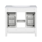 ZUN 36''Bathroom Vanity with Undermount Sink,Modern Bathroom Storage Cabinet with 2 Drawers and 2 75186218