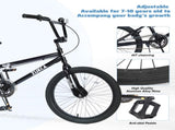 Freestyle Kids Bike 20 Inch Single Speed Children's Bicycle for Boys Girls Age 7 Years W1019P289650
