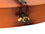 4/4 Acoustic Cello Case Bow Rosin Wood Color 79785114