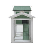 ZUN Large Wooden Rabbit Hutch Indoor and Outdoor Bunny Cage with a Removable Tray and a Waterproof Roof, W2181P146767