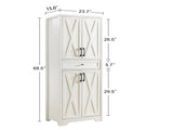 68"high living room sideboard, multi-functional combination TV cabinet sideboard, large capacity W1162P205097