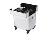 4-in-1 Draw-bar Style Interchangeable Aluminum Rolling Makeup Case Silver 11970627