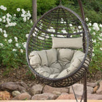 ZUN HANGING BASKET- BROWN- NO STAND BASKET ONLY 60654.00BSTMBN