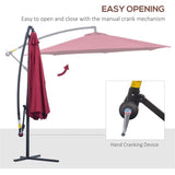 ZUN Outdoor beach umbrella/ Market Umbrella （Prohibited by WalMart） 27302984