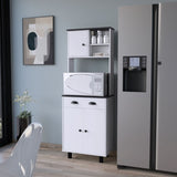 FM FURNITURE Tacna Kitchen Pantry with ample storage, 2 open 1 drawer, 1 cabinet, 2 B128P321059