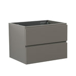 ZUN Alice-30W-102,Wall mount cabinet WITHOUT basin, Gray color, With two drawers, Pre-assembled W1865110045