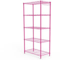 5-layer adjustable shelf spacing, snap-fit deformable structure, adjustable feet, display rack, 10620536